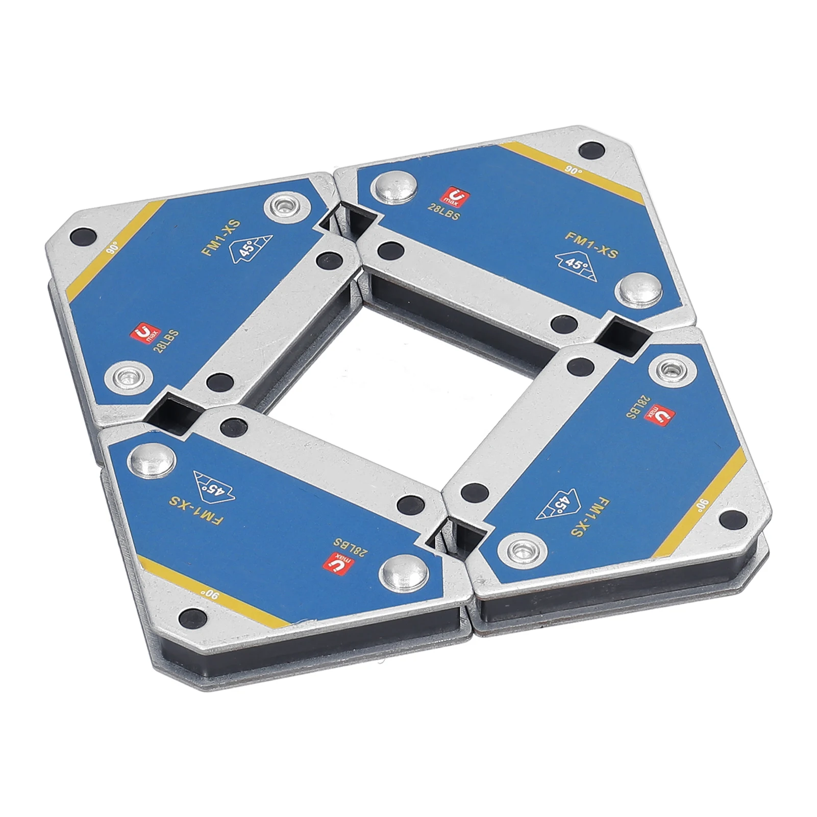أداة تحديد موضع اللحام المغناطيسية 45 ° 90 ° 135 ° أدوات تحديد المواقع المساعدة للمغناطيس متعدد الزوايا من الفريت #2