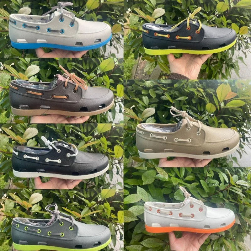 Zapatos de vela británicos informales, cómodos y transpirables para exteriores, con puntera, estilo moderno, novedad