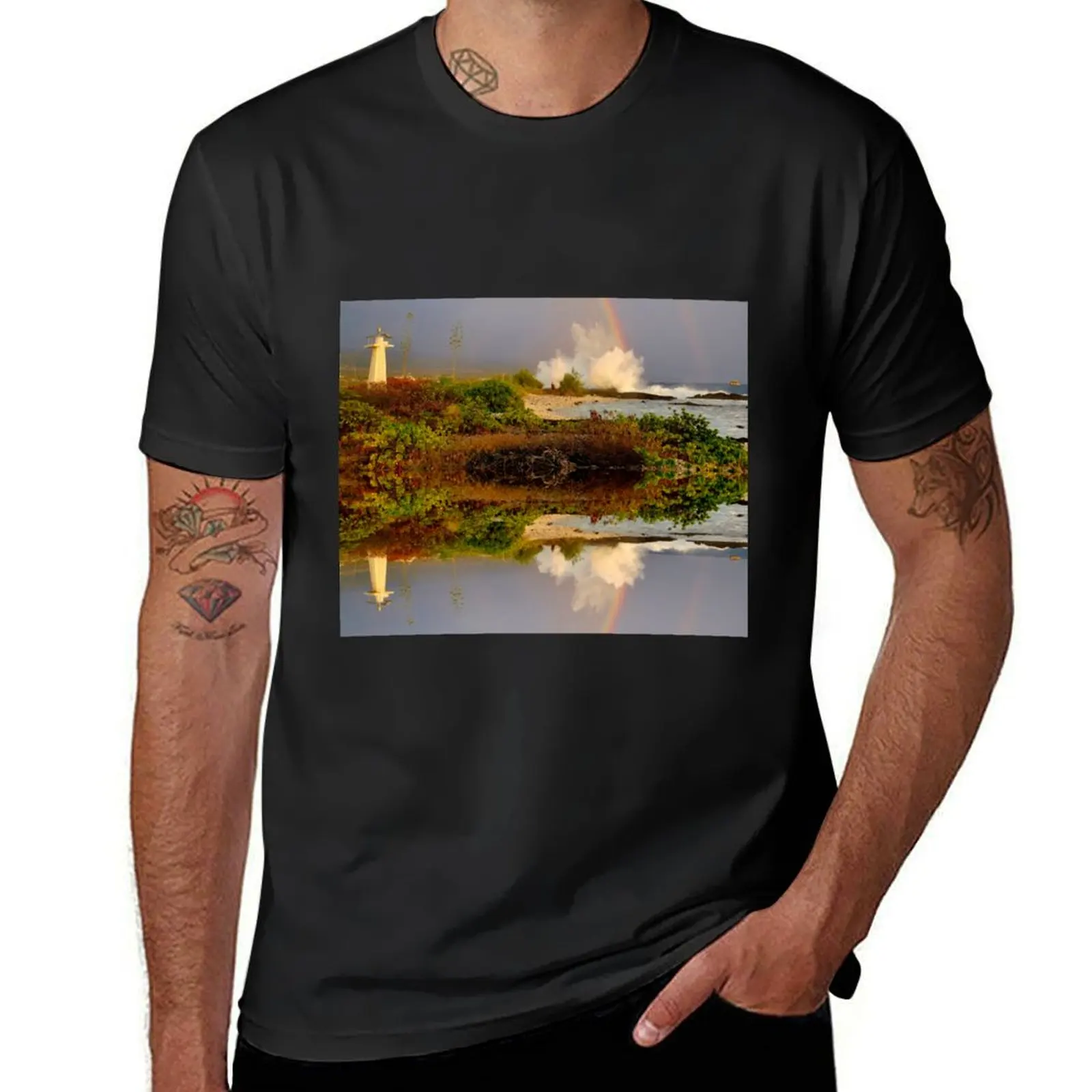 

Kona Lighthouse - Photoshop Fun T-Shirt plain shirts graphic tees sports fans cute tops mens plain t shirts