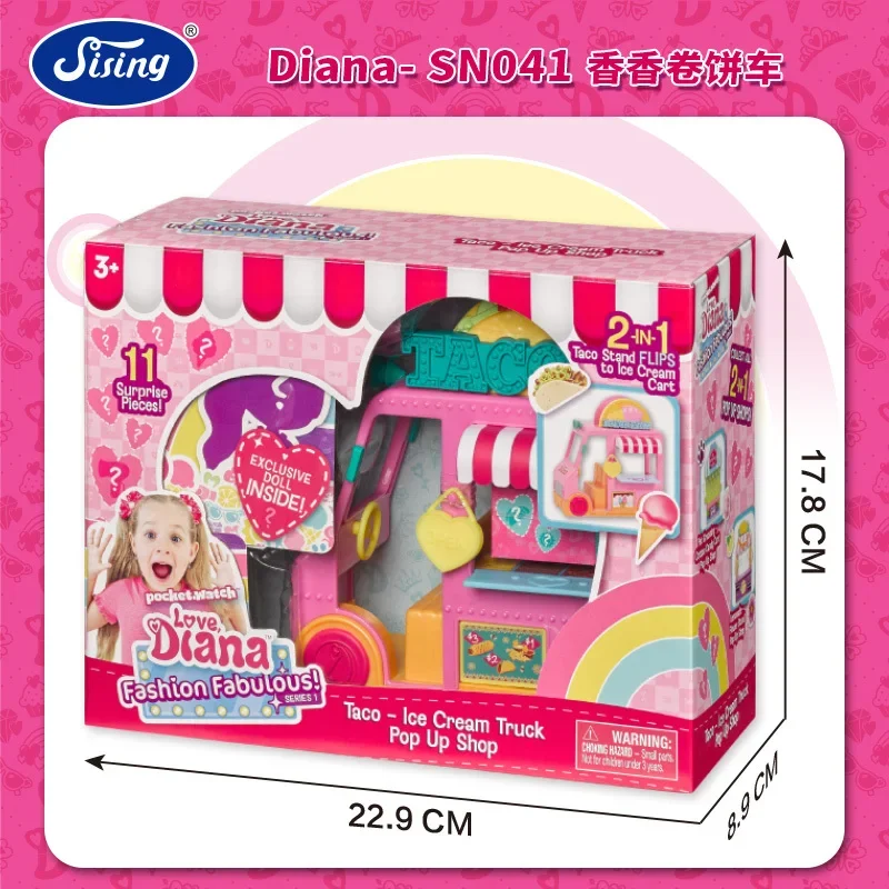 Love Diana Birthday Gift Box Set Princess Doll Doll Sweet Drink Pet Beauty Shop Toys Girls Play House Toys Hobbies Holiday Gifts