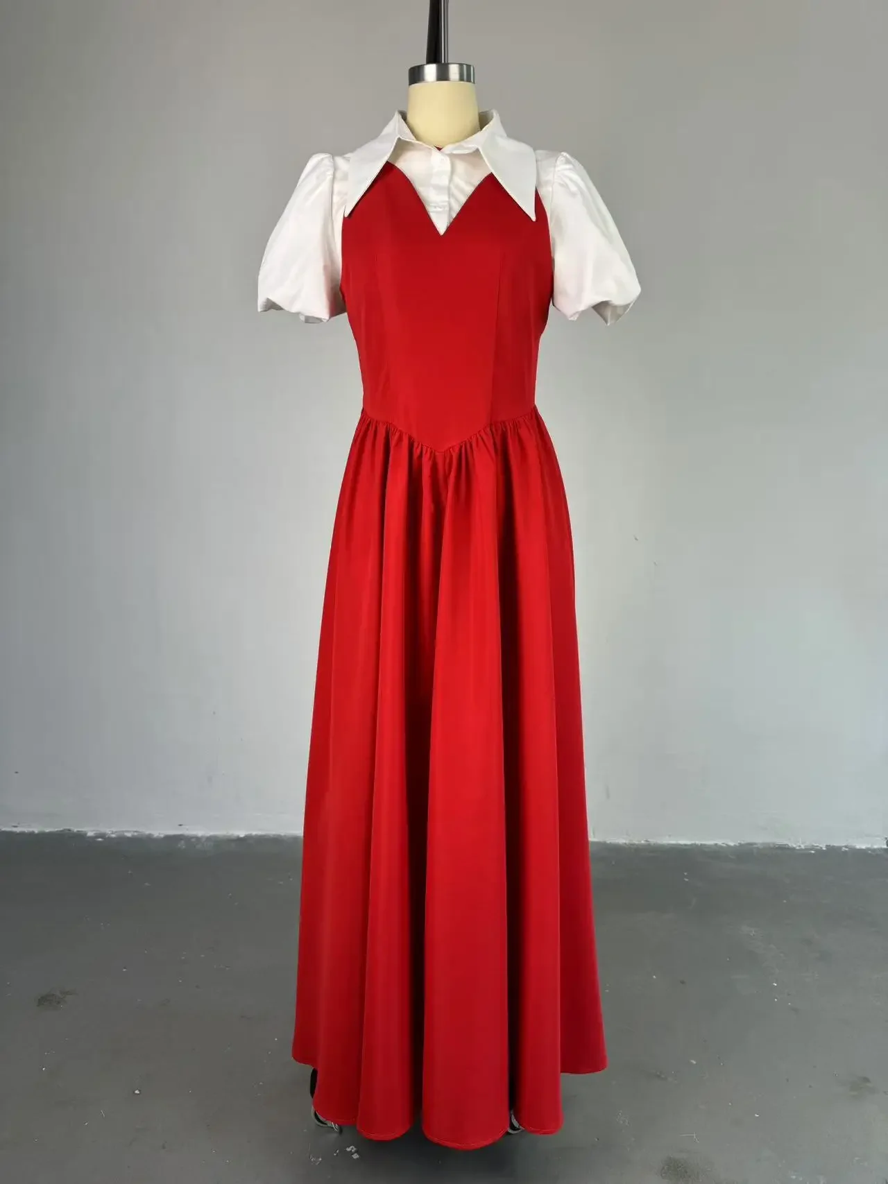 

Элегантные африканские платья Дашики для женщин, осеннее африканское платье с коротким рукавом и v-образным вырезом, пышными рукавами, вечернее длинное платье, платье Анкара