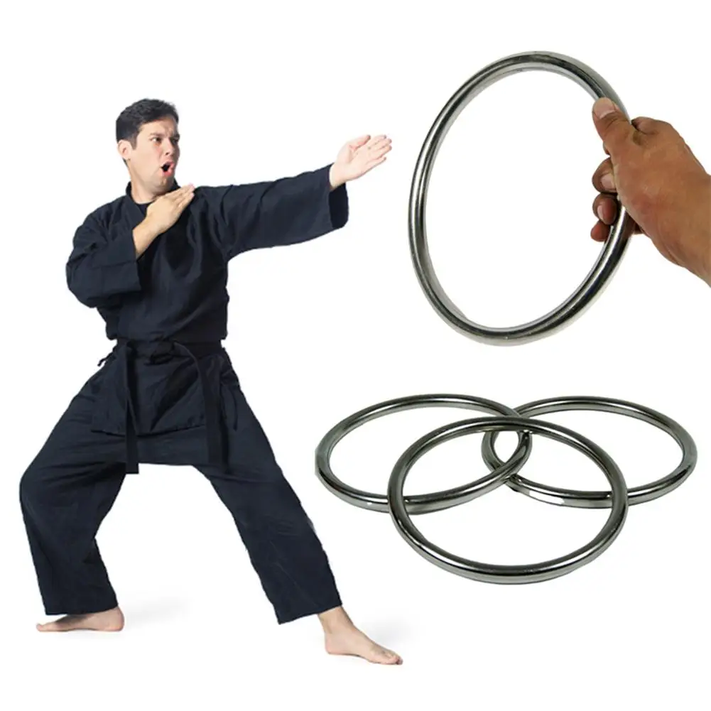 

Professional Stainless Steel China Kongfu Exercise Ring Hand Arm Strength Flexibility Training Wing Chun Martial Arts Trainer