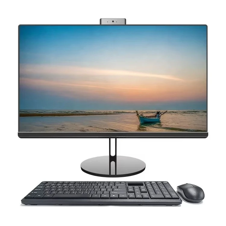 New Product Core I3 I5 I7 Business Gaming Barebone Desktop Computer 24 Inch All One PC LED Display SSD Hard Drive DDR3 RAM EU