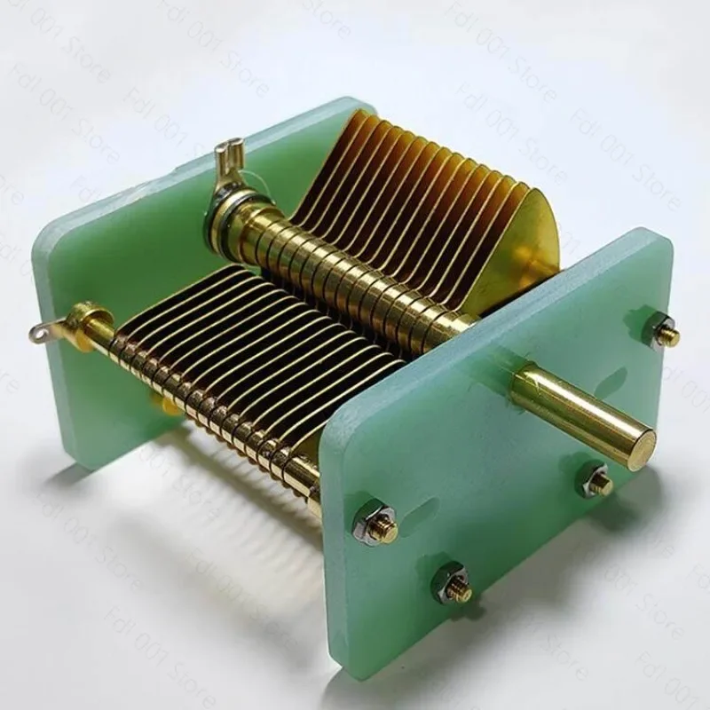 High-Power Air Variable Capacitor Semi-Handmade Air-Adjusted Capacitor Capacity 10PF-330PF