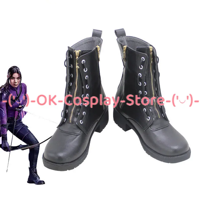 

Superhero Kate Bishop Cosplay Shoes PU Shoes Halloween Carnival Boots Cosplay Props Custom Made