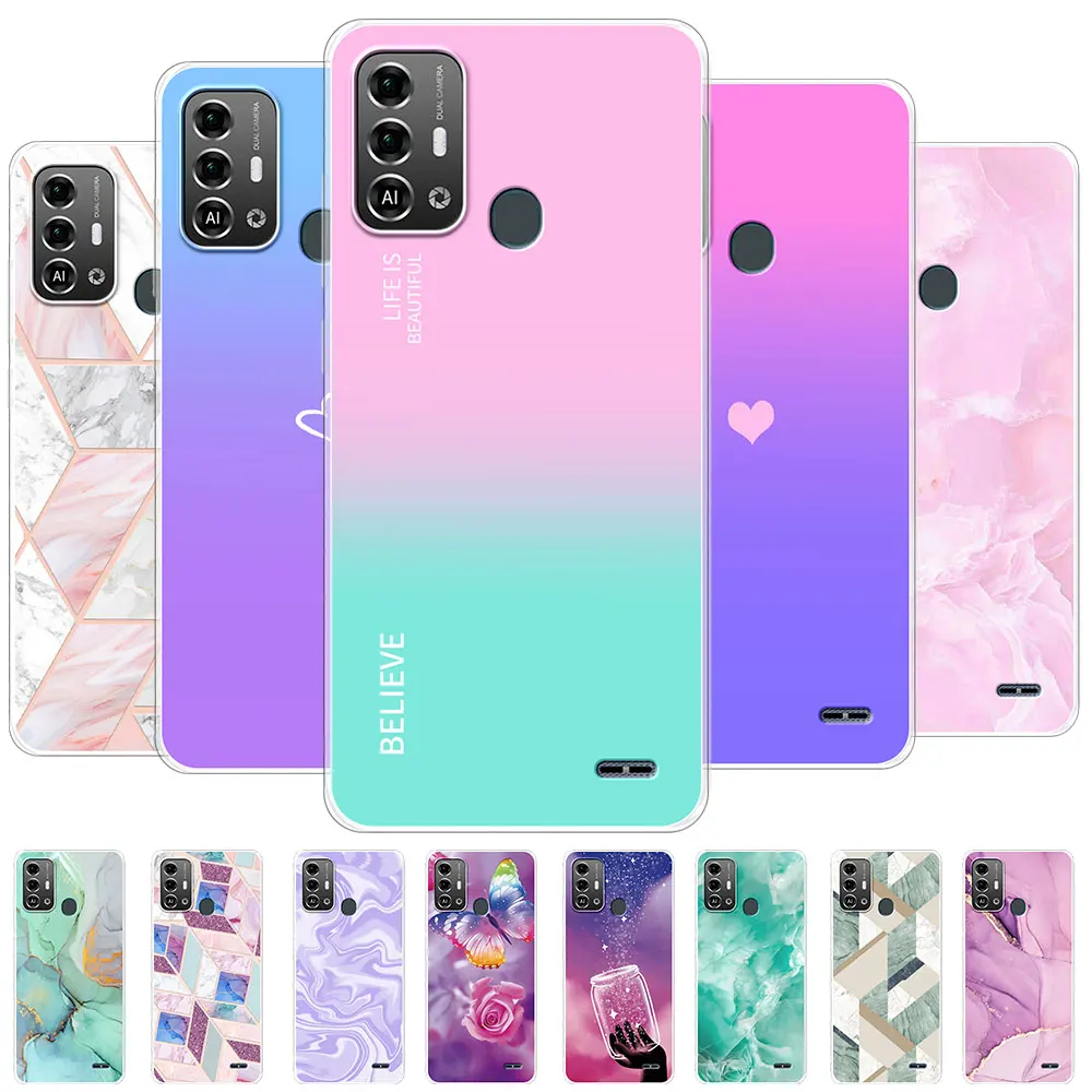Para ZTE Blade A53 Pro Funda de silicona suave transparente Funda Coque para ZTE Blade A53 Funda de teléfono para ZTE Blade A53 Pro Funda