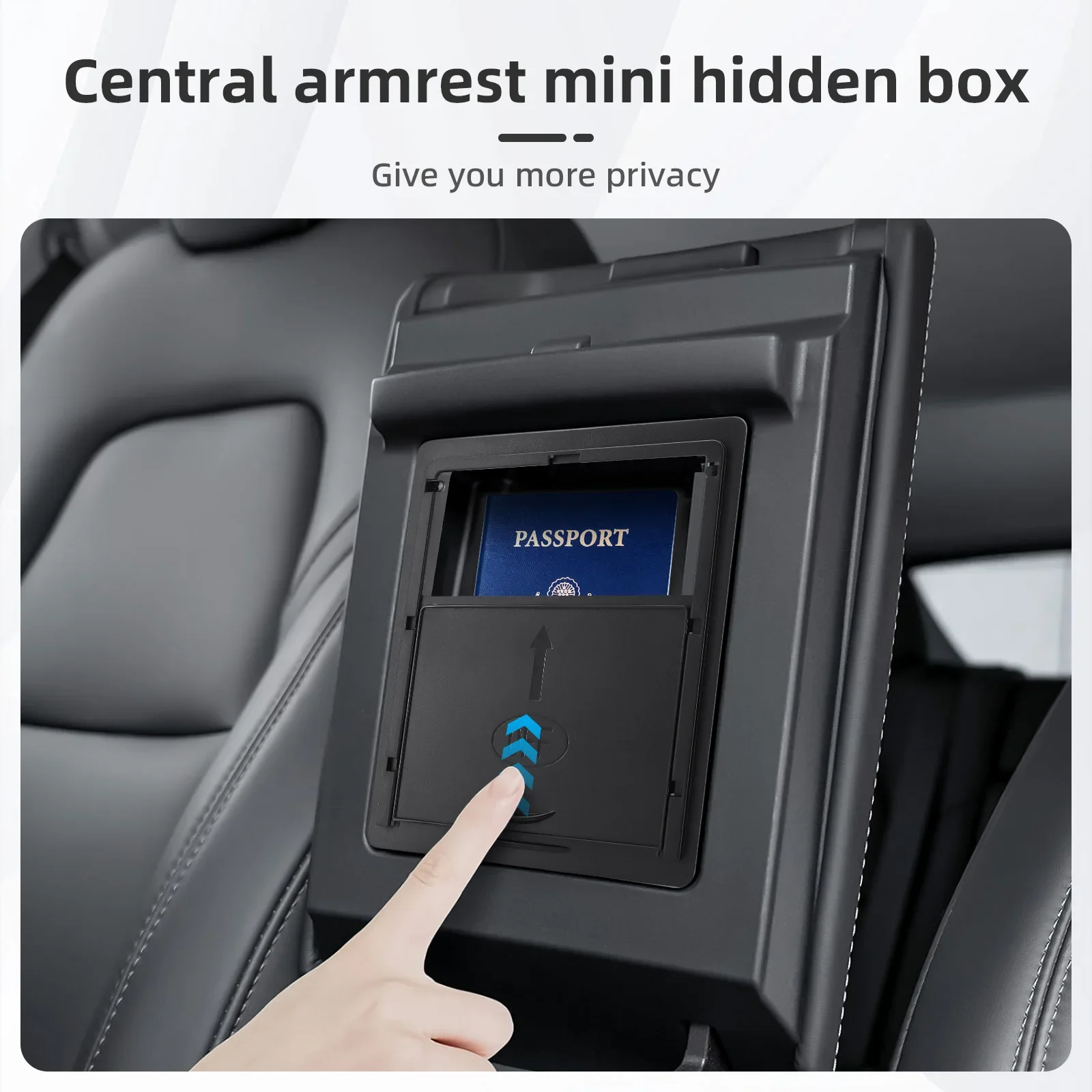 Center Console Bandejas para Tesla Modelo 3 Y, Sob O Assento Caixa De Armazenamento, Braço Escondido Caixas, Suporte De Copo, Highland Organizador, Acessórios
