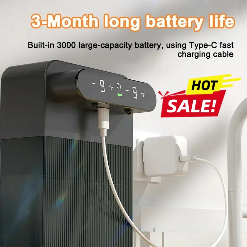 

3000mAh Automatic Foam and Gel Soap Dispenser Wall Mounted Smart Display Touchless Sensor Foam Dispensers Hand Washer Bathroom