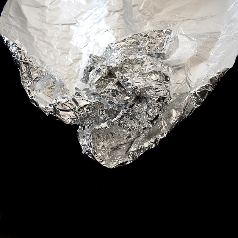 Thick Aluminum Foil Hand Rubbed Crinkle Modelling Paper Reflective Metallic Decor Paper Valentine Christmas Party Craft Ornament