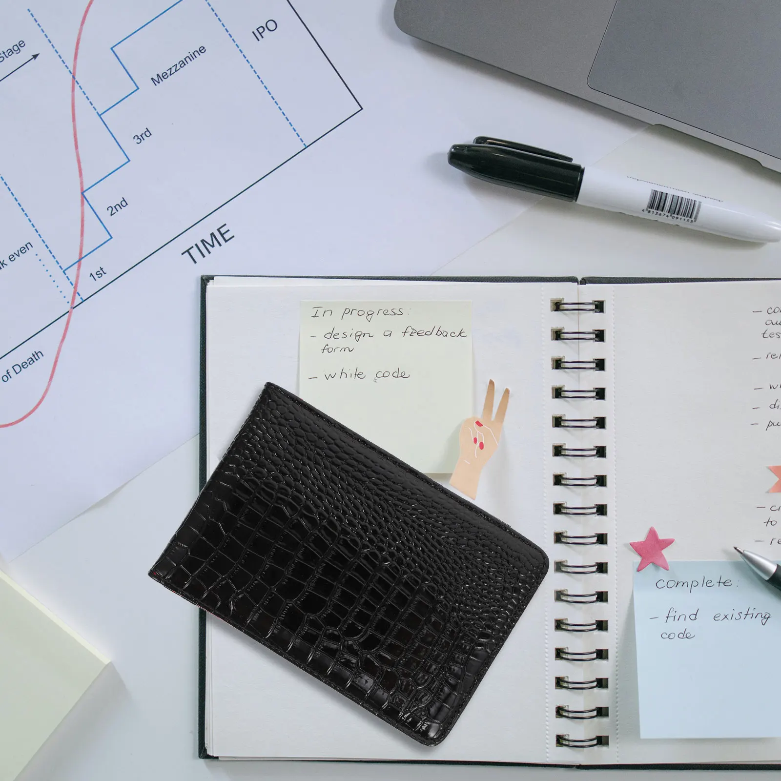 

Case Alligator Pattern Cover Stylish Notebook Scorebook Imitation