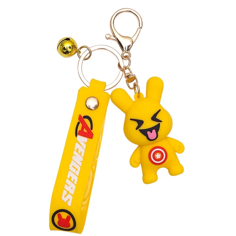 

Miniso Изысканные и высококачественные маленькие подарки, мультяшные 3D миниатюрные статуи, креативный подарок, красивый брелок для пары автомобиля и кулон