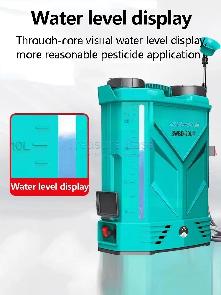 

20л высоковольтный бытовой рюкзак спрей сельскохозяйственный открытый спрей литиевая батарея