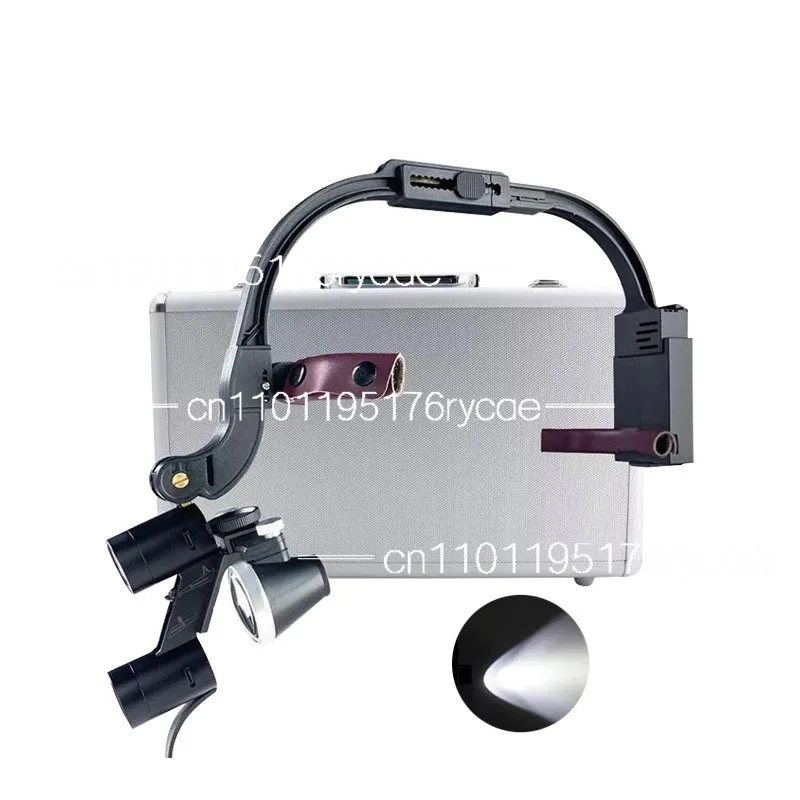magnifying glass shadowless lamp head-mounted oral medical ultra-lightweight adjustment magnifying glass headlamp