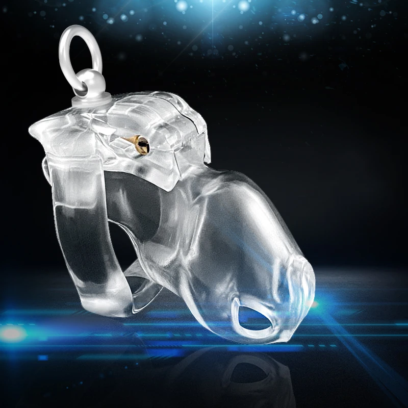 HT V4 Chastity For Male Device Lock Penis Ring Cock Cage with Binding Loop Sex Toys for Men Penis Cage Fixed Pull Ring Adult Toy