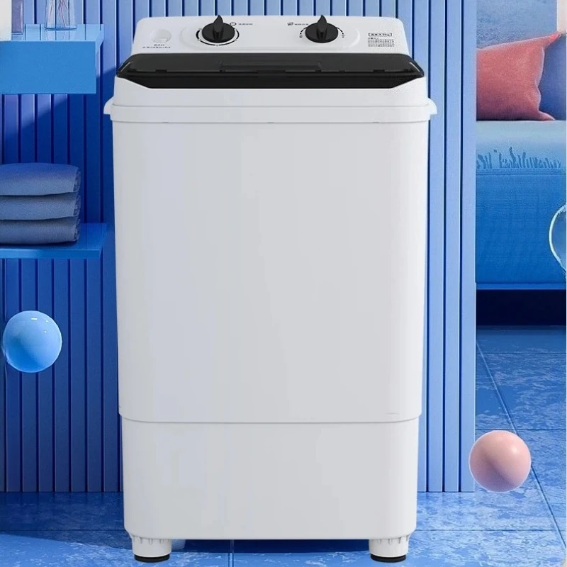 Small Semi Automatic Top Load Washer All-in One Wash  Spin Large Capacity for Home/Apartment/Rental  portable washing machine