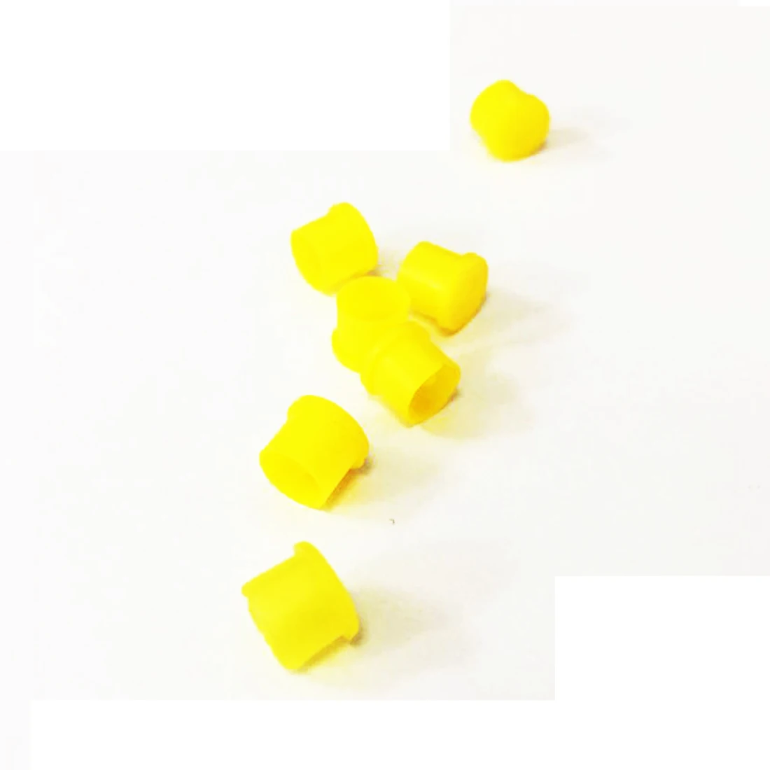 100pcs SMA Dust Cap Protective Cover 6mm Yellow Color for SMA Female Connector Wholeslae Price