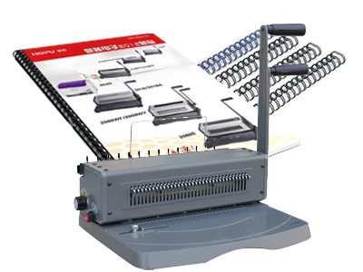 Office Manual Paper Spiral Wire Binding Machine
