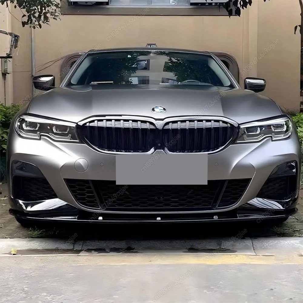 

Передний бампер автомобиля, диффузор, спойлер, тюнинг для BMW G20 G21 M-Sport 320i 330i M340i xDrive 2019-2022, комплекты кузова из АБС-пластика, глянцевый черный
