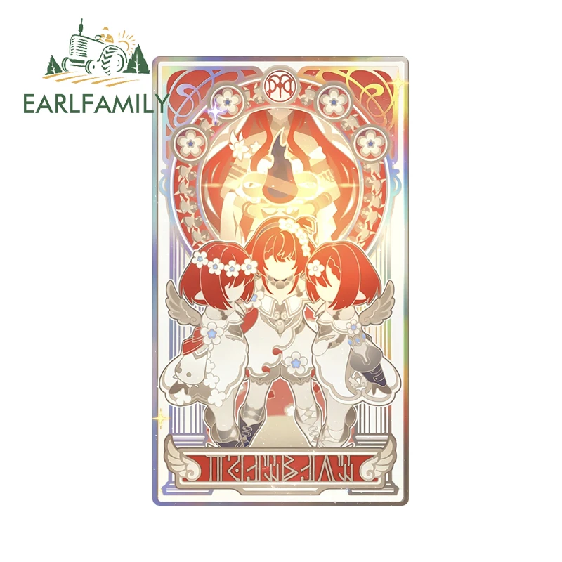 EARLFAMILY Phainon Honkai ستار السكك الحديدية سيارة ملصق الأصلي أنيمي المشارك واقية من الشمس قافلة ملصق مائي اكسسوارات السيارات مقاومة للخدش