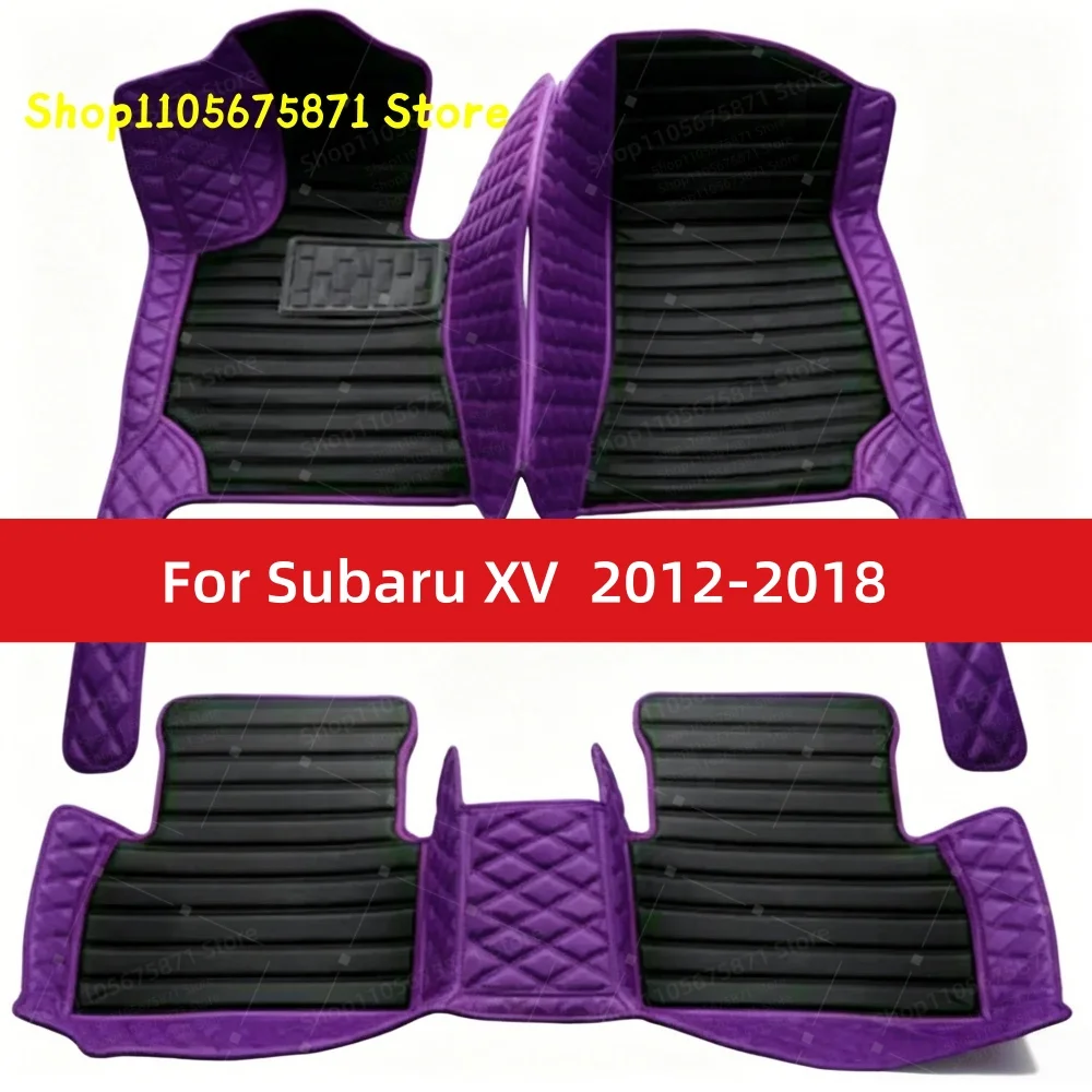 Custom Car Floor Mats Fit For Subaru XV 2012 2013 2014 2015 2016 2017 2018 Car Mat Accessories Mats Carpets