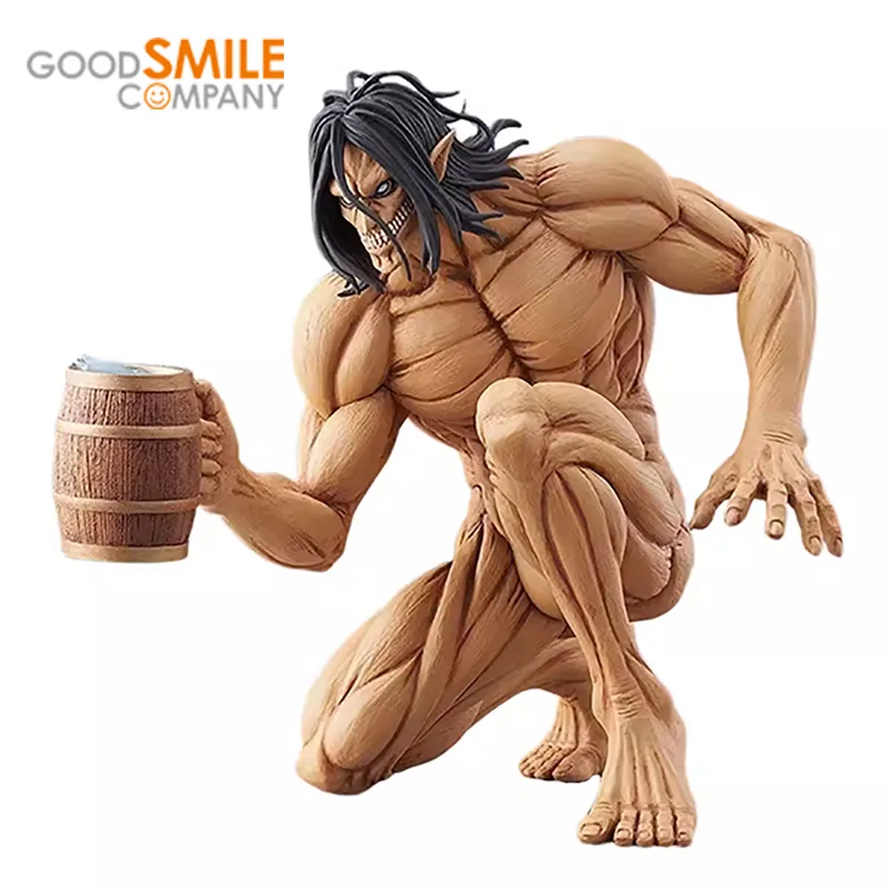 Original in Stock Good Smile Company Pop Up Parade Shingeki no Kyojin Eren Yeager Worldwide After Party Ver. anime figure