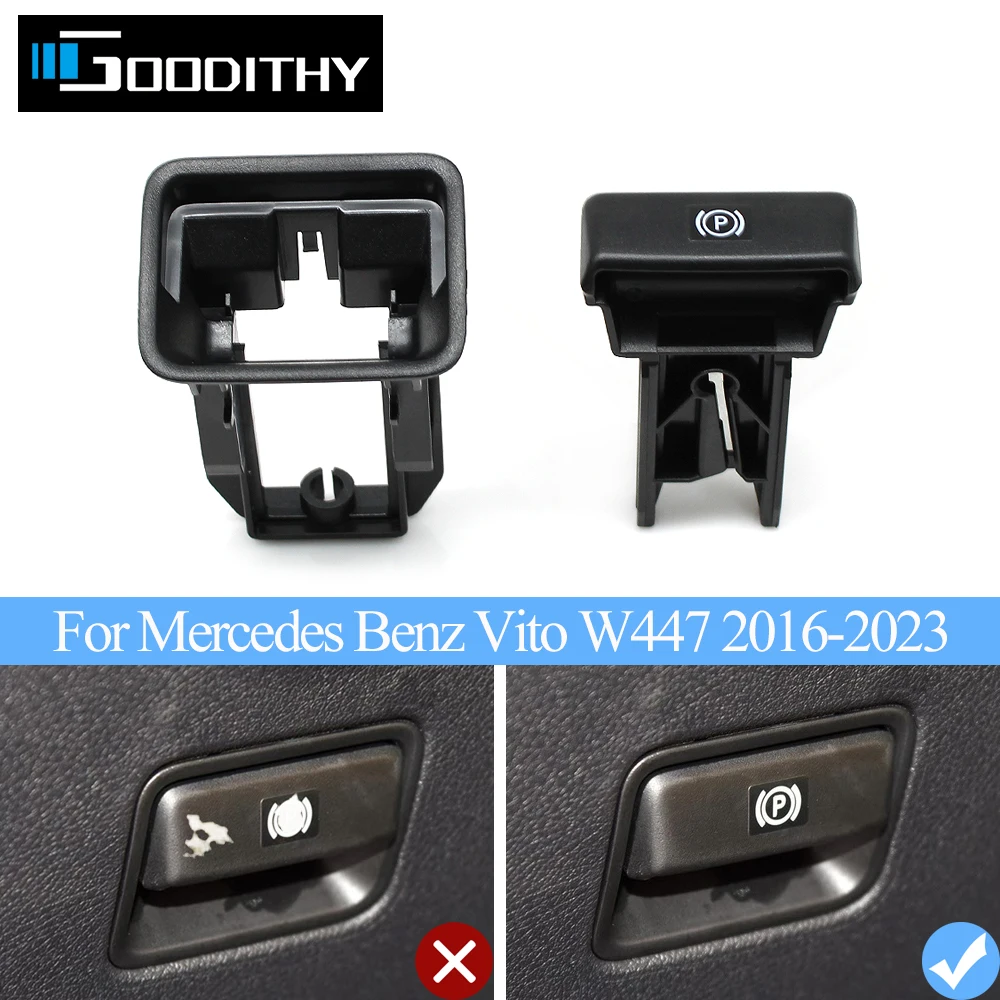 W447 سيارة فرملة اليد وقوف السيارات اليد الفرامل مقبض الجمعية الإصدار التبديل رافعة لبنز فيتو 2016-2023 4474270120,4474270020 #1