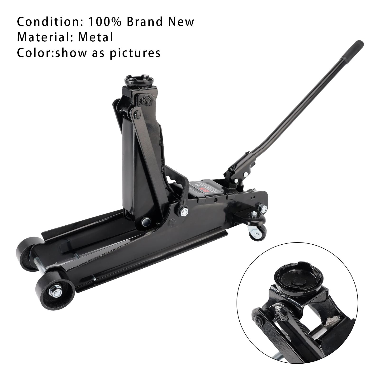 

Artudatech Low Profile Floor Jack 2.5 Ton (5500 lbs) 3.35"-14.17" Height Lifting Range