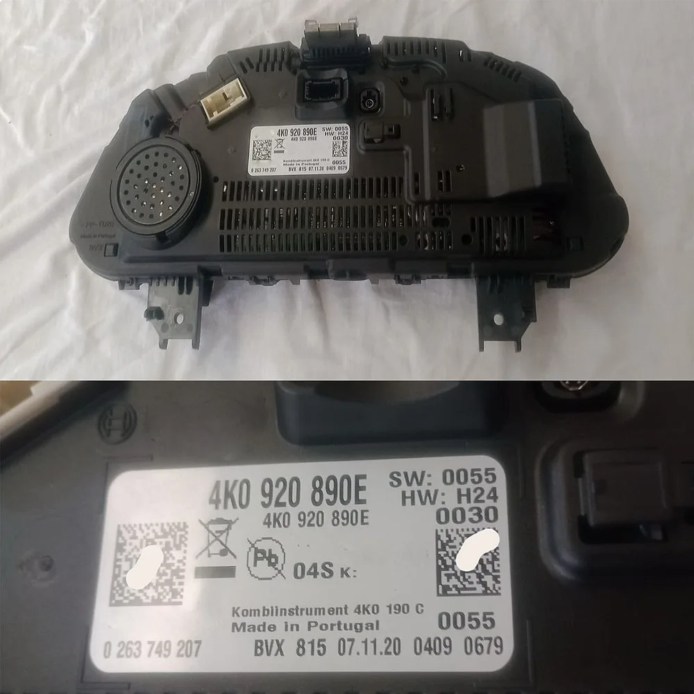 Dashboard 4K0920890E For 2021 Audi SQ7 Digital Instrument Cluster Tachometer Speedometer