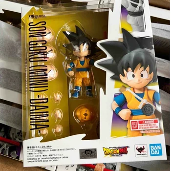 Bandai S.H.Figuarts Dragon Ball Daima Son Goku Mini 1/12 Actionตุ๊กตาสะสมอะนิเมะรุ่นของขวัญของเล่นวันเกิด