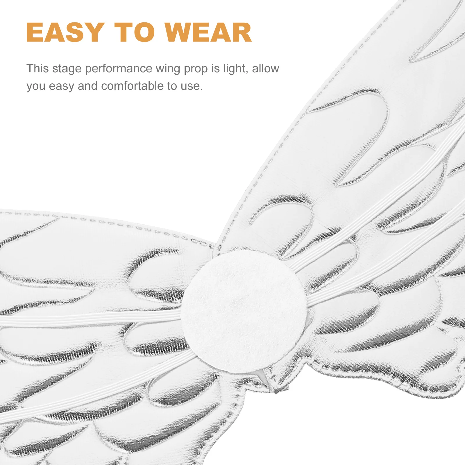 

5Pcs Colorful Wings Exquisite Angel Wing Props Elegant Costume Wings for Stage Performance Cosplay Fairy Role Play Accessory