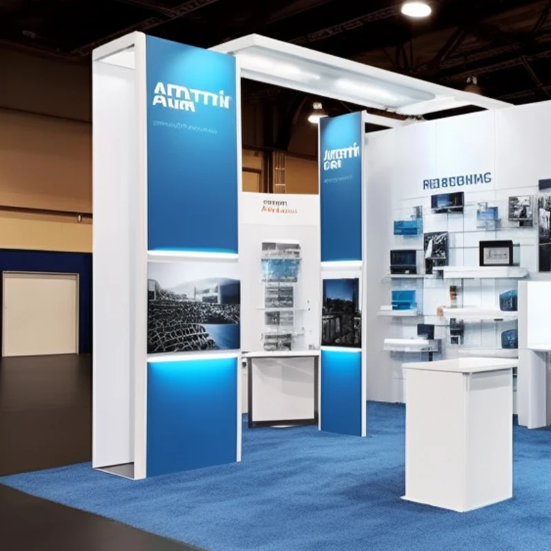 10*20 Messe Ausstellungskabine Spannung Stoff Leuchtkasten Ausstellungsstand