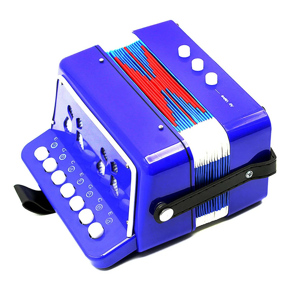 

Портативный аккордеон из АБС-пластика, образовательный инструмент, детская музыкальная игрушка для начинающих, легкая познавательная рука для развития