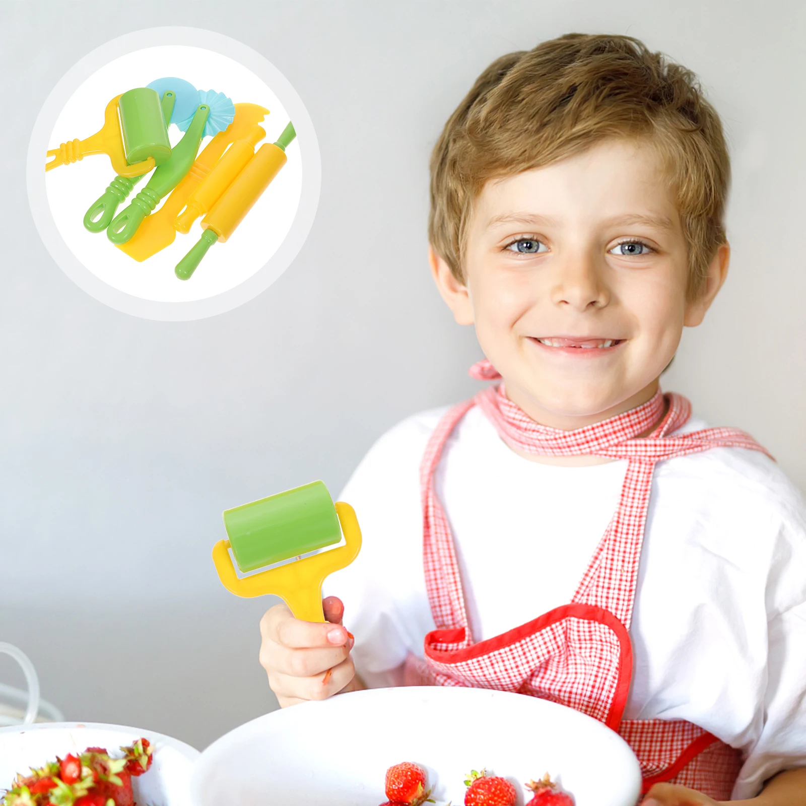 1 Set Clay Dough Tools Kit For Kids Diy Modeling Fun Eco-Friendly Learning Activity Art Craft Hands-On Educational Set Clay Tool