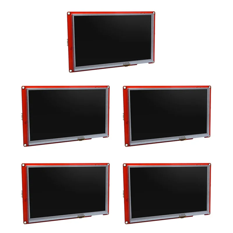 AB53 5X Nextion سلسلة ذكية NX8048P070-011R 7.0 بوصة مقاوم اللمس HMI عرض وحدة LCD شاشة مقاومة بدون مبيت