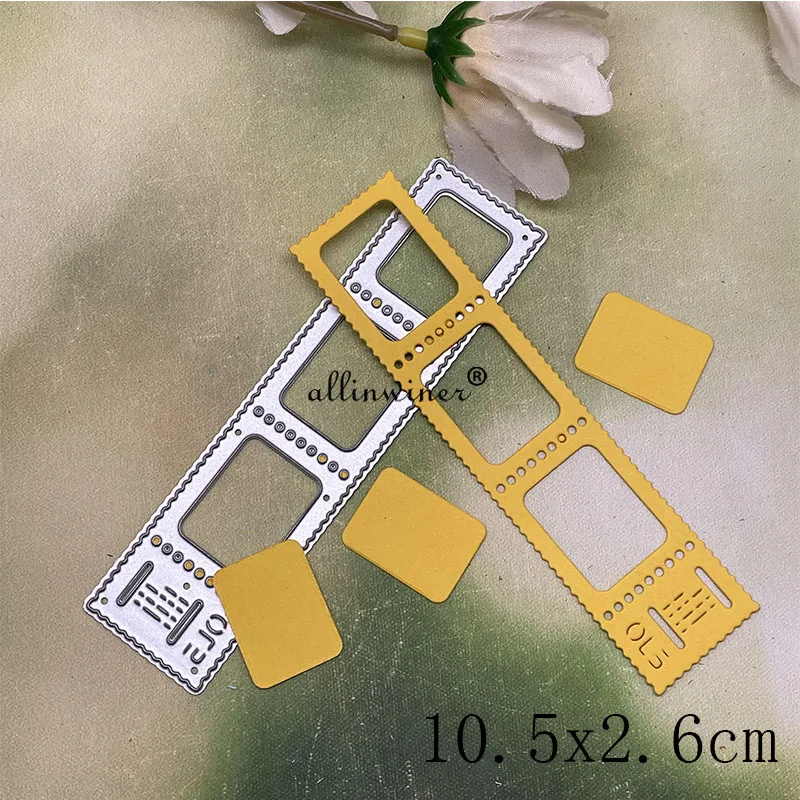 Stamp coupon letter frame Metal Cutting Dies Stencils Die Cut for DIY Scrapbooking Album Paper Card Embossing