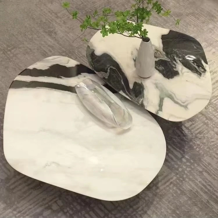 Luxury modern durable eco-friendly marble coffee table unique living room furniture