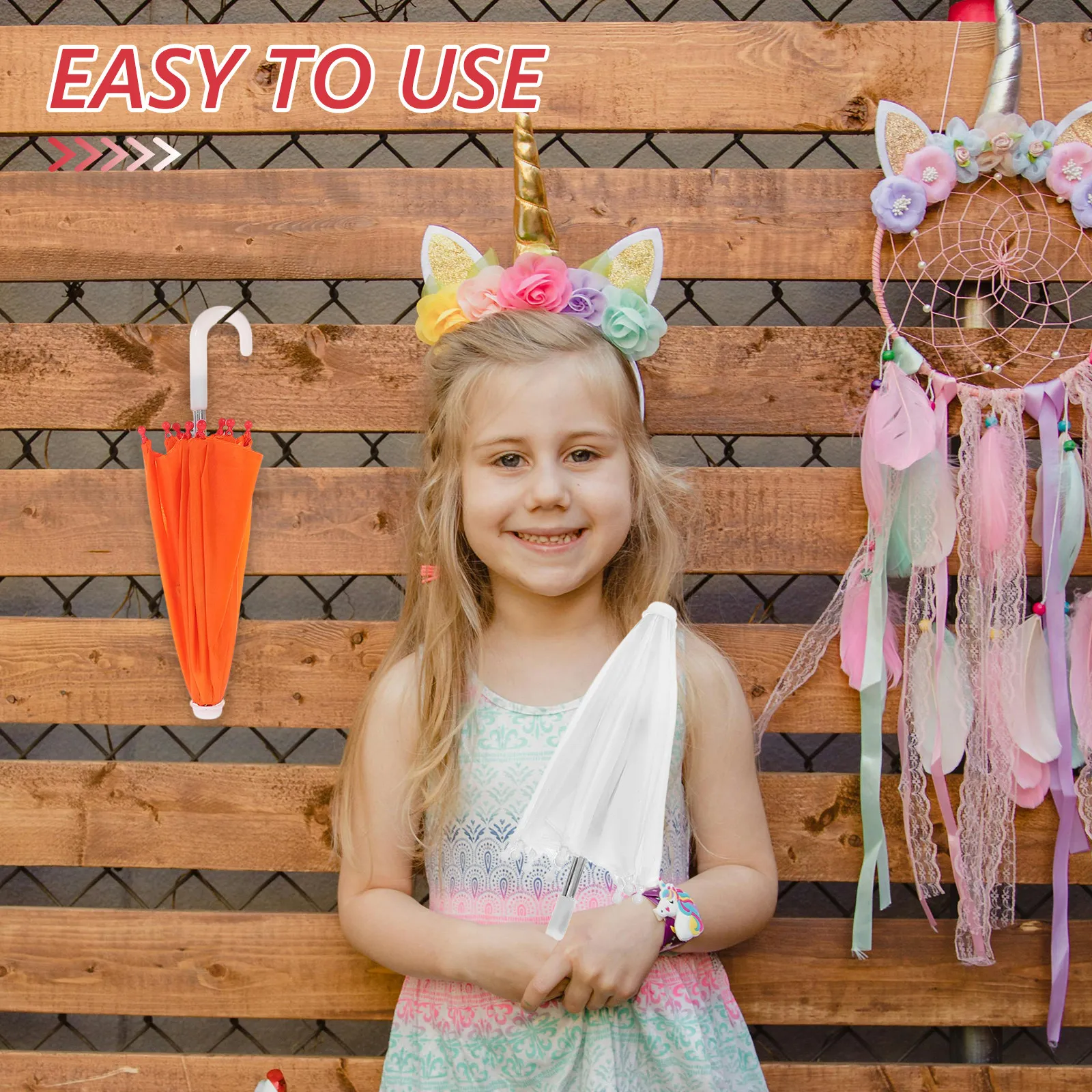 

5Pcs Mini Decorative Umbrellas Colorful Small Sunny Rainy Parasols for Dollhouse Accessories Photo Props Craft Supplies