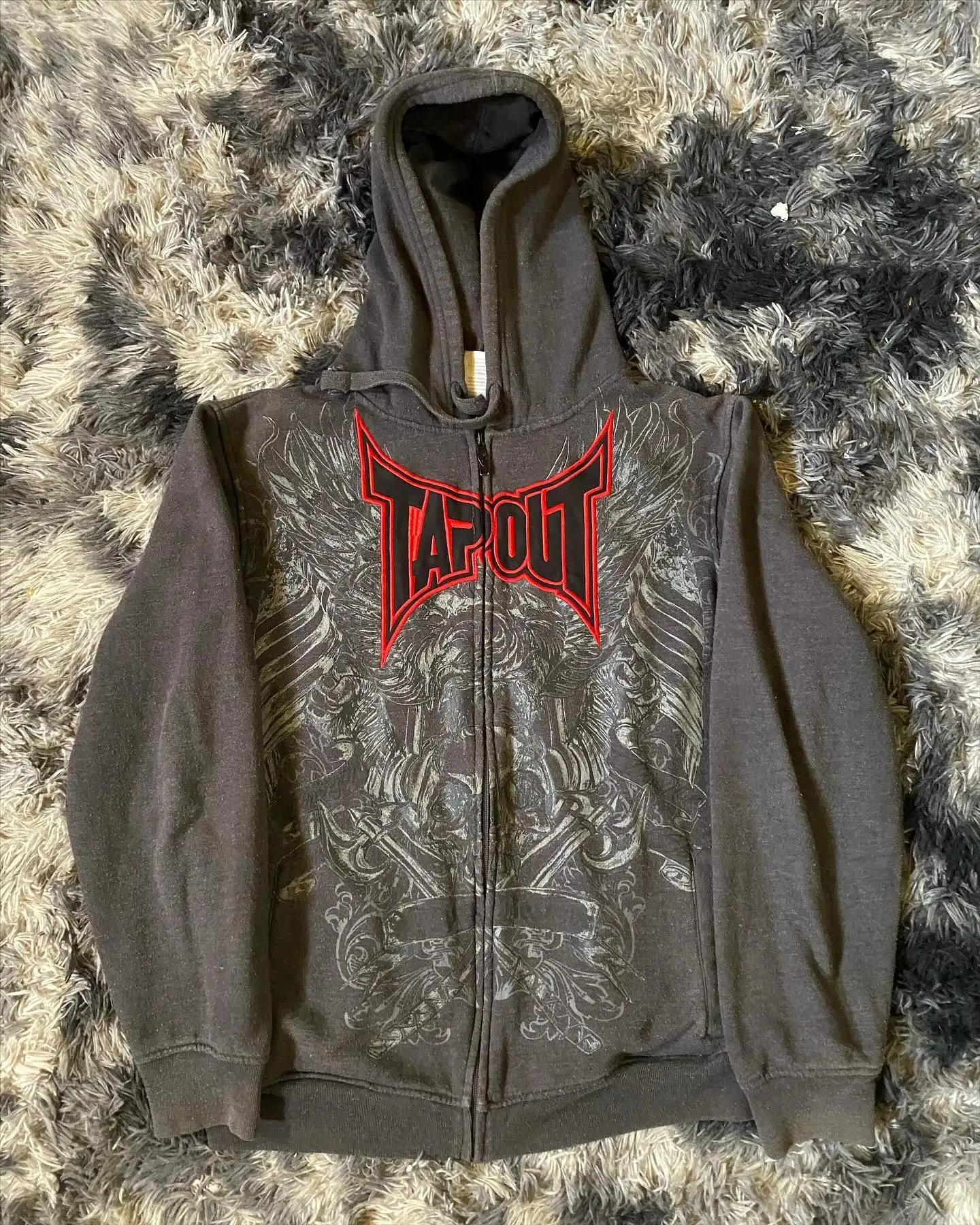 MMA Elite Gothic Skull Hoodie Men Women Ecko Unisex Oversized 