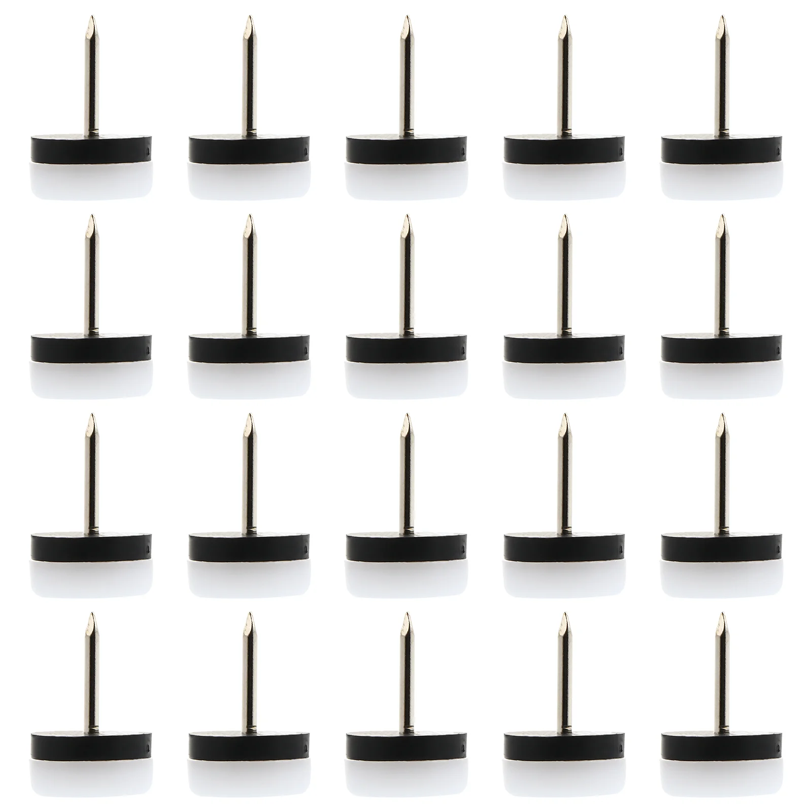 40 Pcs Anti Furniture Leg Bottom Pads Nails Noise Proof Floor Protectors for Chairs Tables Sofas Desk Kitchen Cabinets