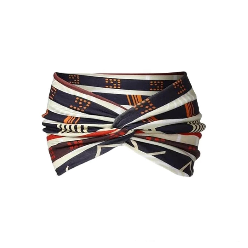 Widening High Strength Bohemian Yoga Sports Headband African Style Headband