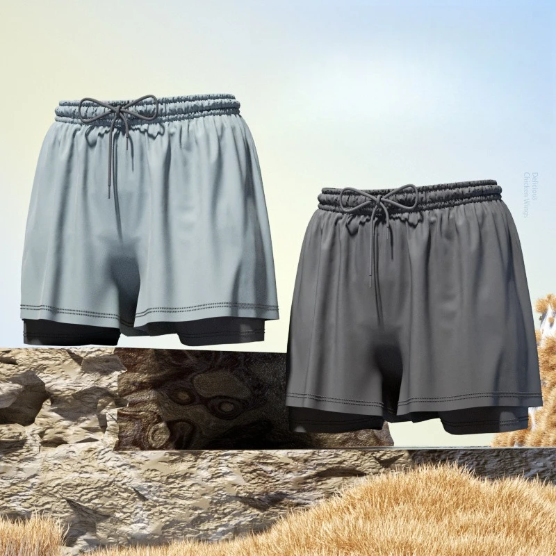 

Мужские плавки, дышащие и свободного кроя, быстросохнущие, прямого фасона, пляжные шорты