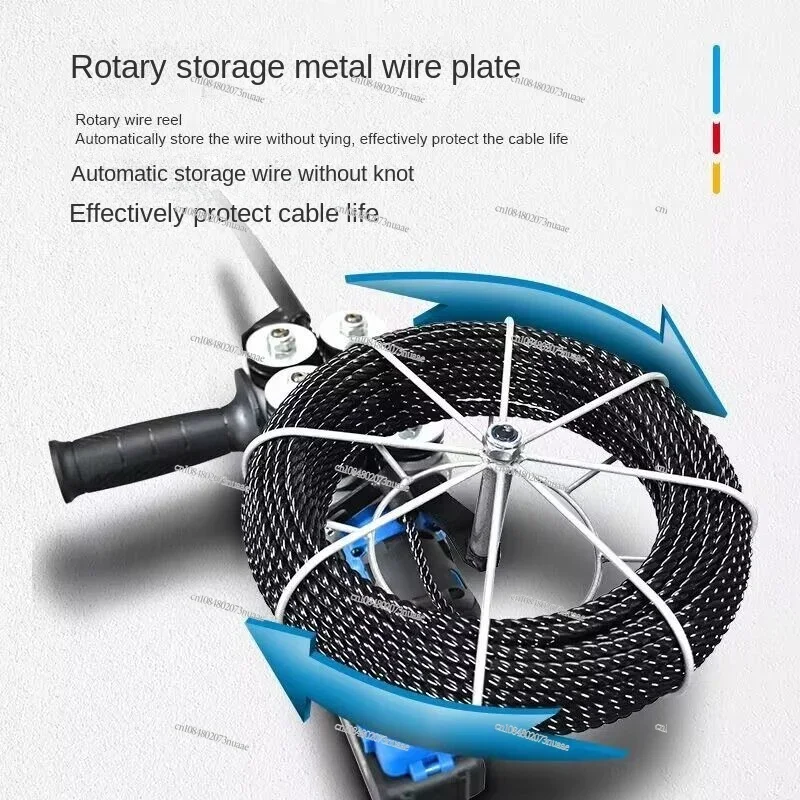 0528110V/220V Fully Automatic Electric Concealed Wire Pull Wire Multi-functional Lithium Battery Threading Hydropo