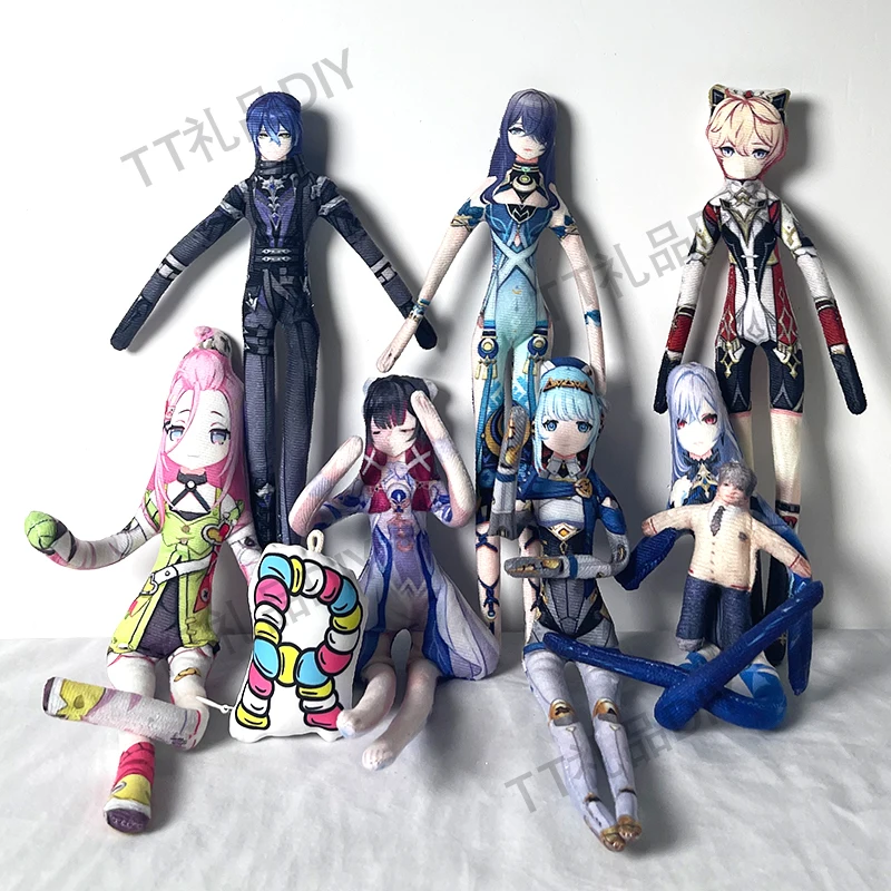 

Игра Genshin Impact Columbina Косплей Кукла Flins Плюшевая кукла Poseable Шарнирные забавные фигурки Lauma Декор комнаты Hallowmas
