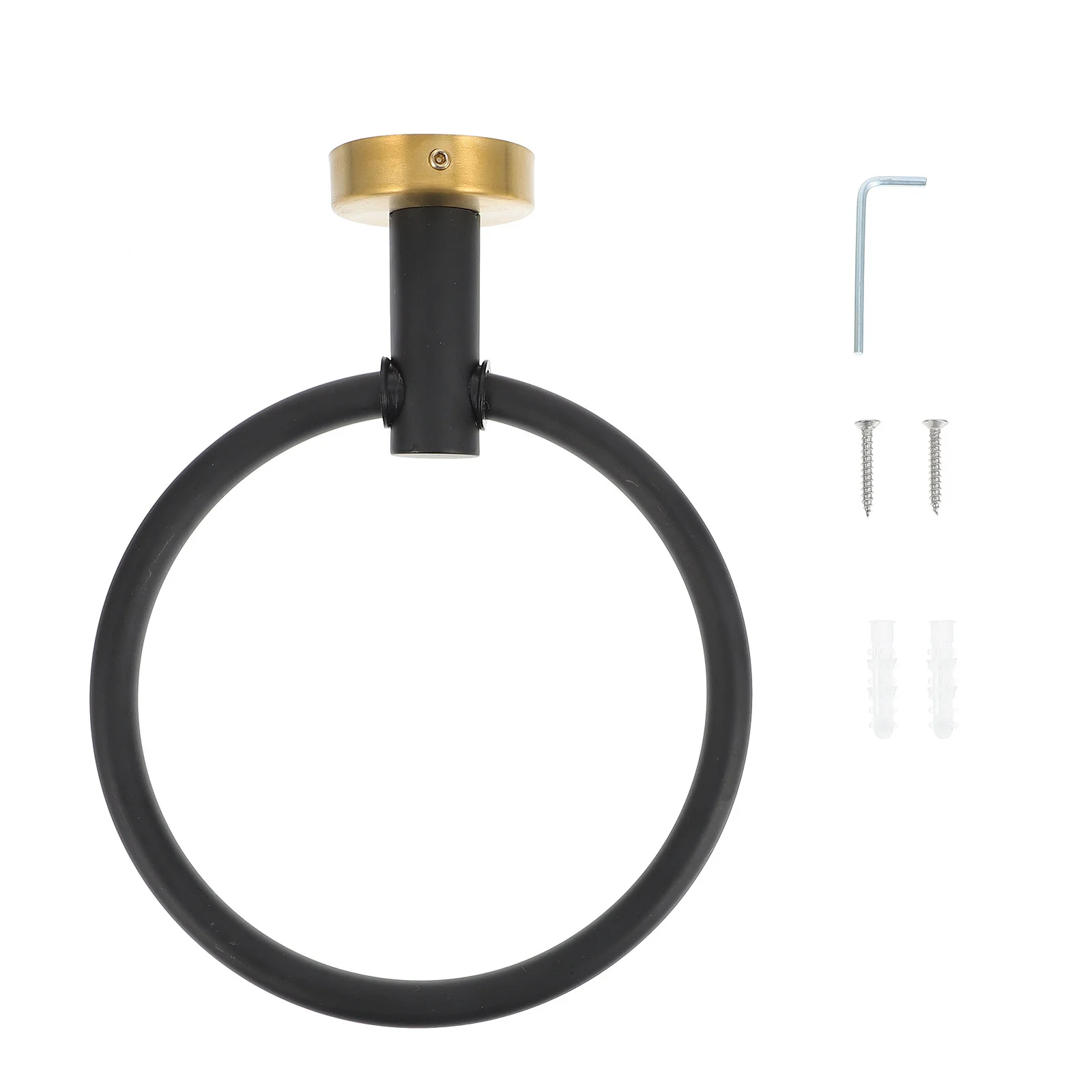 

Stainless Steel Towel Ring Wall-Mounted Modern Practical Durable Towel Holder Bathroom Kitchen Hanging Hanger Ring