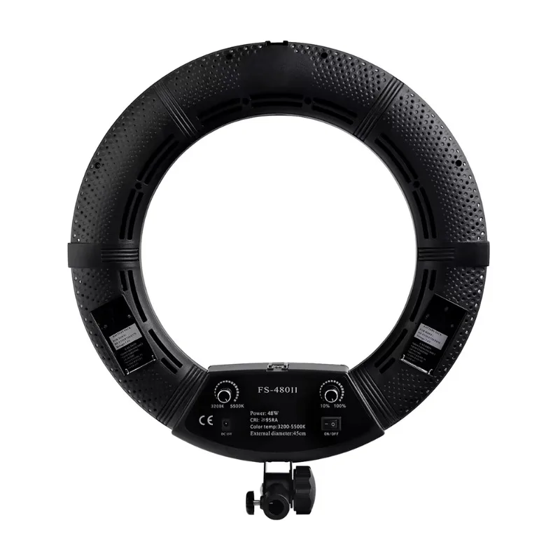 LED Ring Light 18 Inch with Tripod Stand Strong Power 55W Ring Light
