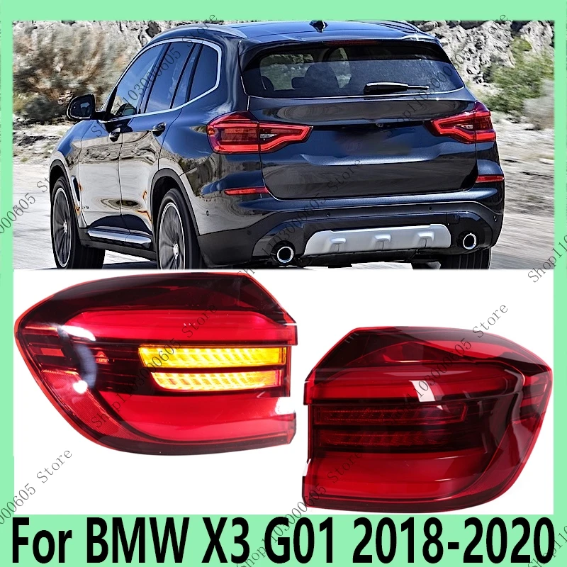 

For BMW X3 G01 2018 2019 2020 Car Parts Tail Light Assembly Turn Signal Light Rear Bumper Brake Light 63217408738 63219853370