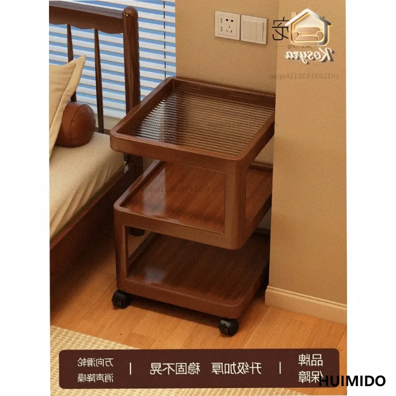 Bedside table Bedroom small alternative artifact mobile bedside shelf simple multi-functional bedside creative small table