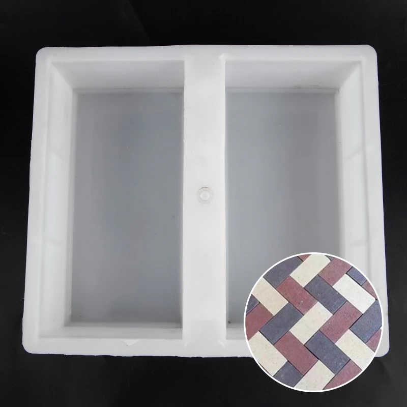 Hot Sale Brick Stone Mold Pavement DIY Path Maker Mold Paving Cement Brick Garden Decor view 2