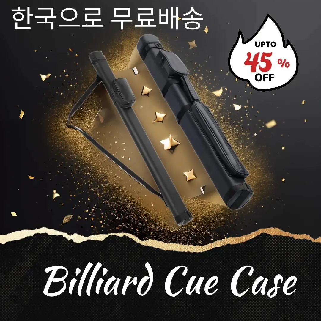 New 2/4Holes Pool Cue Case Snooker Club with Divider Billiard Pool Cue Stick Carrying Bag Billiard Case Accessories