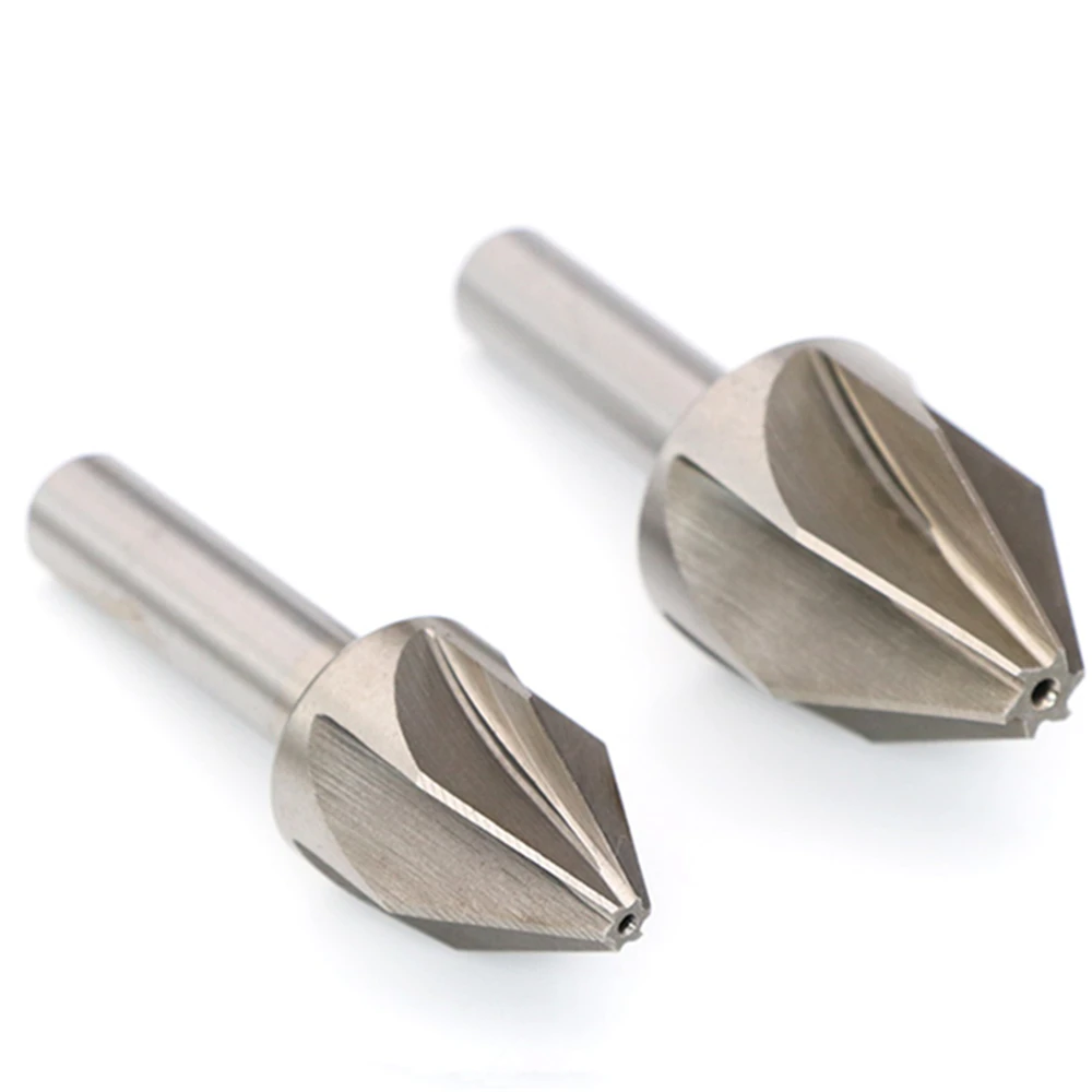 HOT 1PCS 6-50mm HSS 6/8 Flute 60/90/120 Degree Chamfer Countersink Drill Bits(6/8/10/12.5/14/16/18/20/22/25/30/32/35/40/45/50mm)